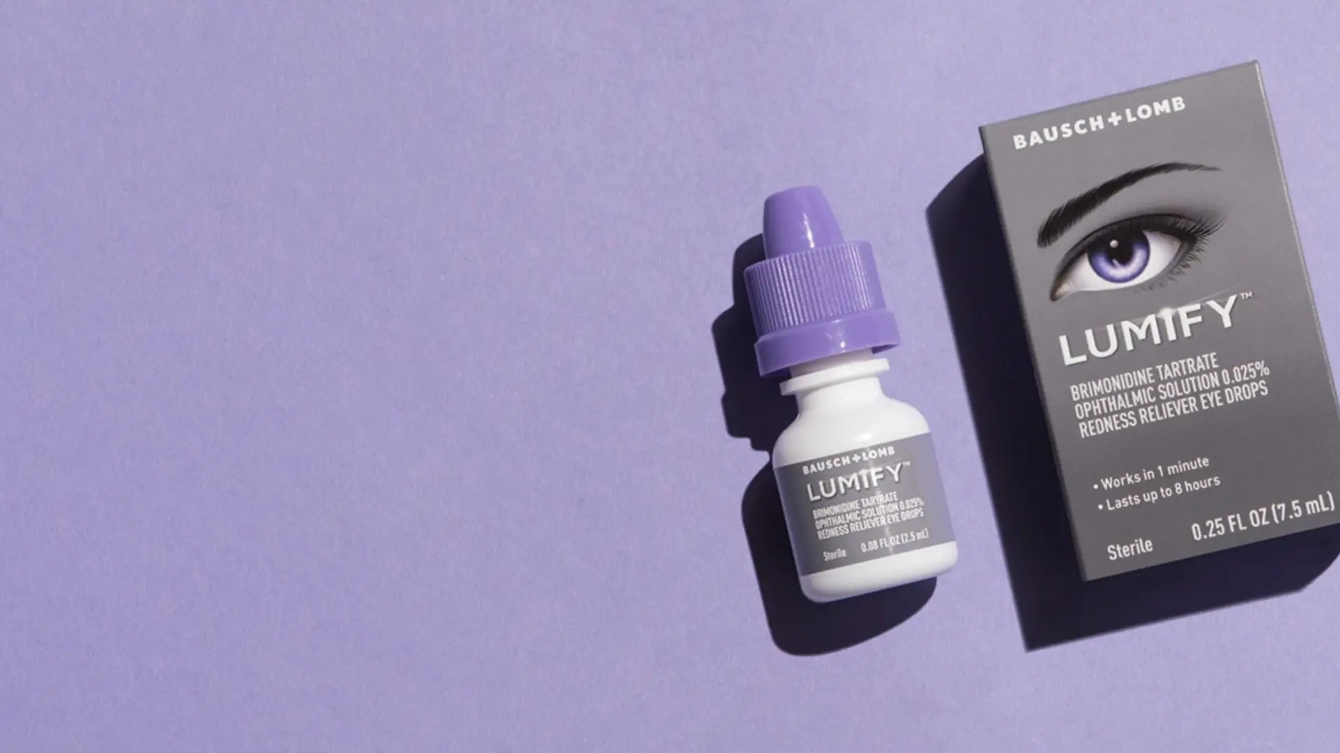 Lumify eye drops banner | health boutique