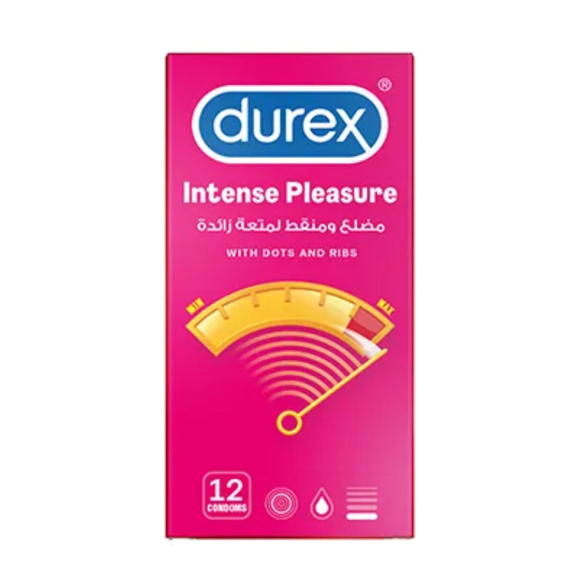 DUREX INTENSE PLEASURE 12 pieces - the health boutique
