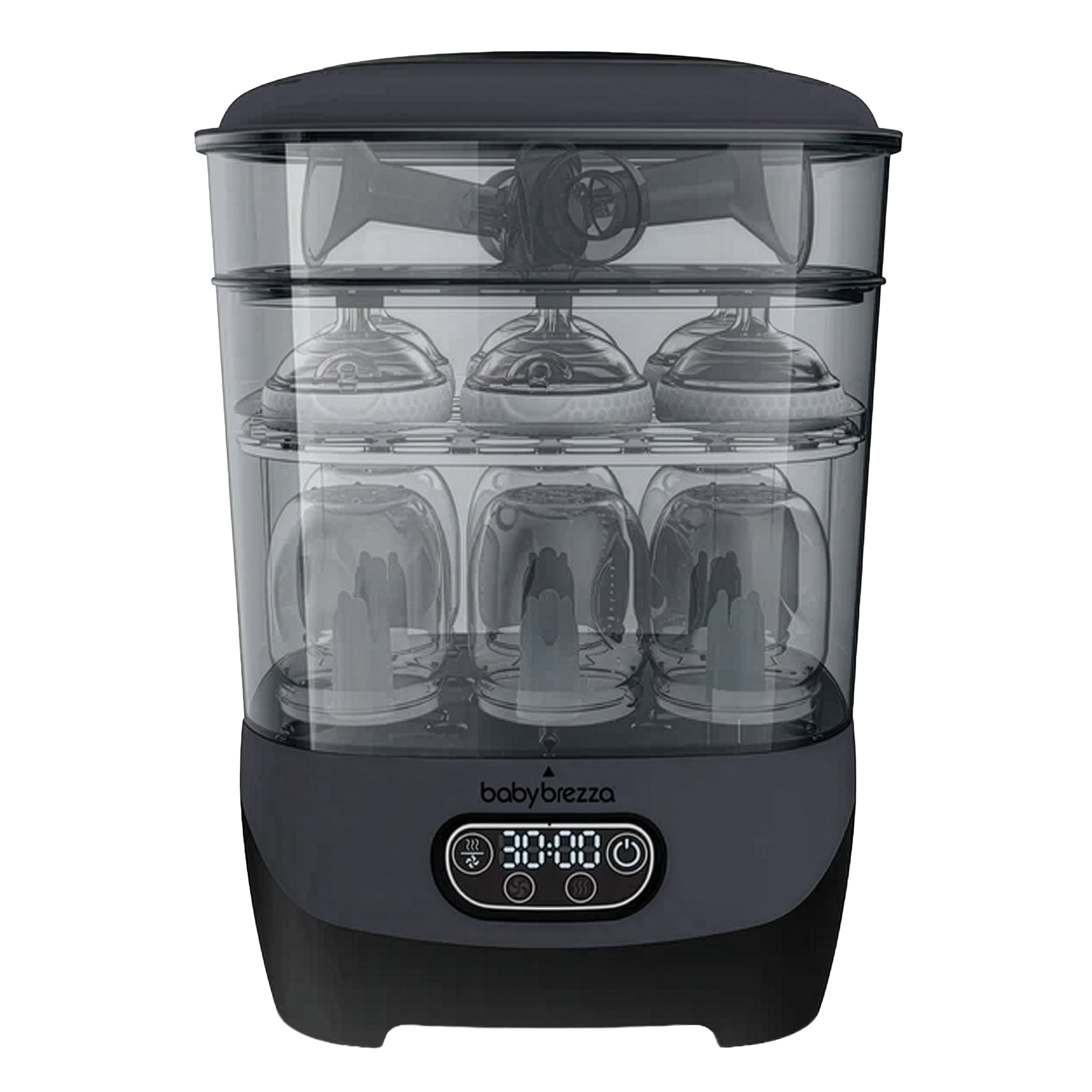 Baby Brezza - One Step™ Baby Bottle Sterilizer And Dryer Advanced | Black