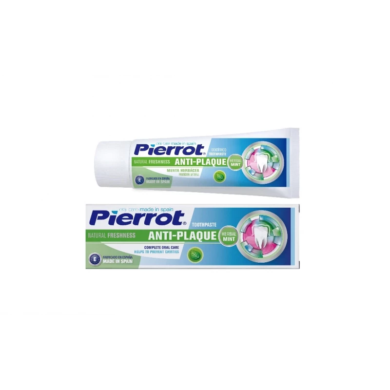 Pierrot Natural Freshness Toothpaste 75ml - Daily Oral Care for Clean Teeth and Healthy Gums