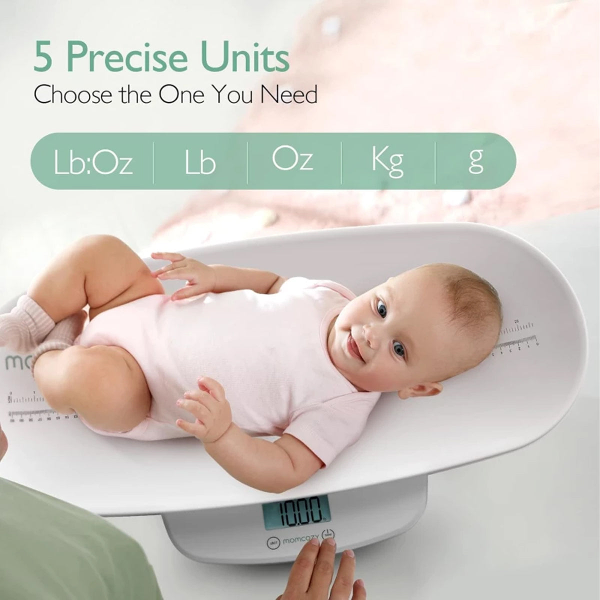 Momcozy Digital Baby Scale for Weight and Height Tracking