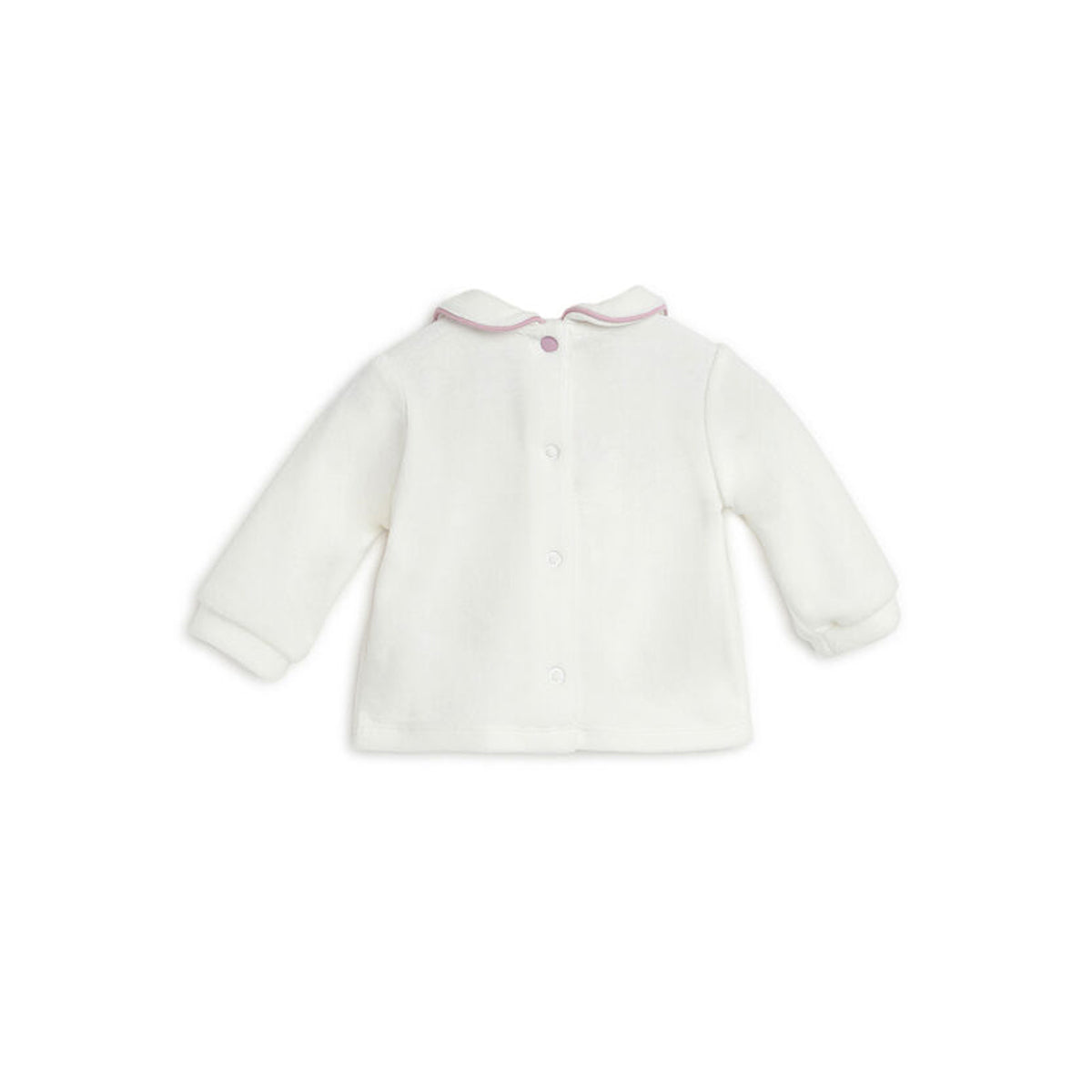 Chicco Girls Light Lilac Applique Smock with Legging