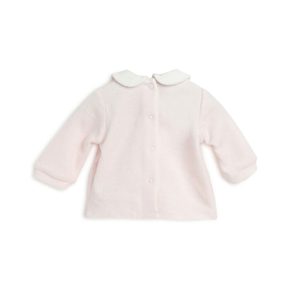 Chicco Girls Light Pink Embellished Smock with Legging 12 Month