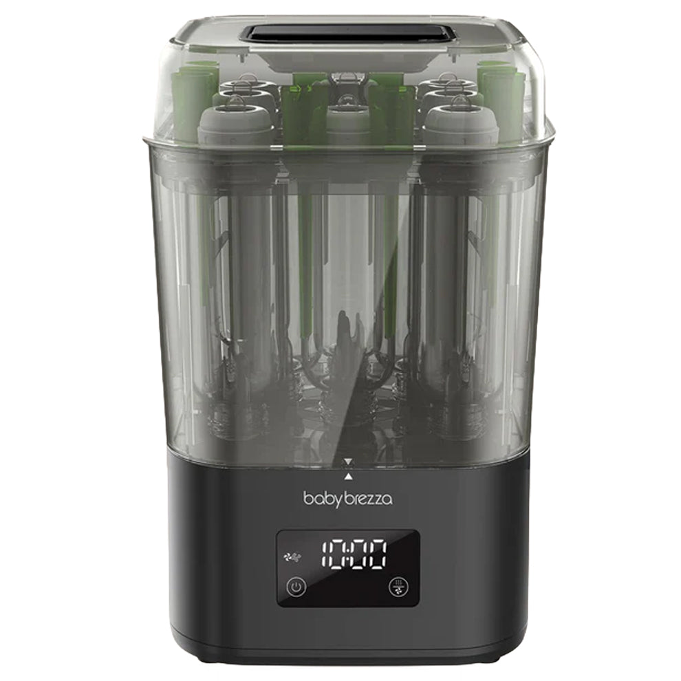Baby Brezza - SuperQuick™ 10 Minute Baby Bottle Sterilizer And Dryer | Matte Black