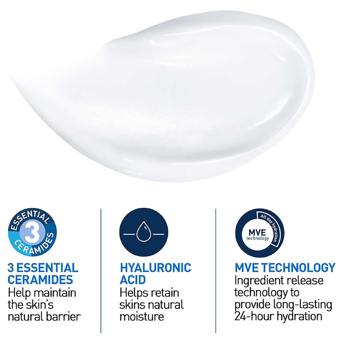 Cerave Moisturizing Cream For Dry To Very Dry Skin With Hyaluronic Acid 454g