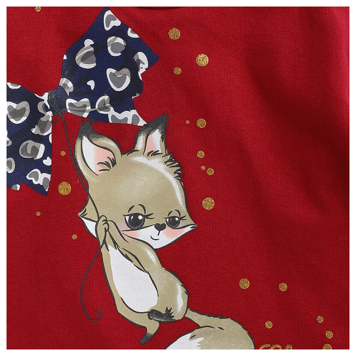 Chicco Knitted Red T-Shirt With Print