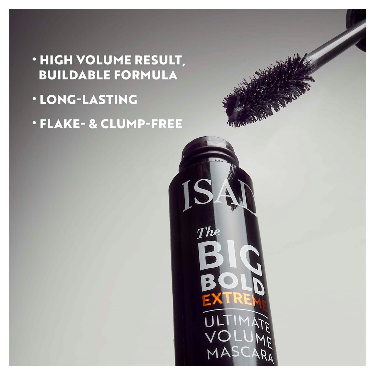 Isadora Big Bold Extreme Ultimate Volume Mascara - 15 Extreme Black - Long-Lasting Volumizing Formula