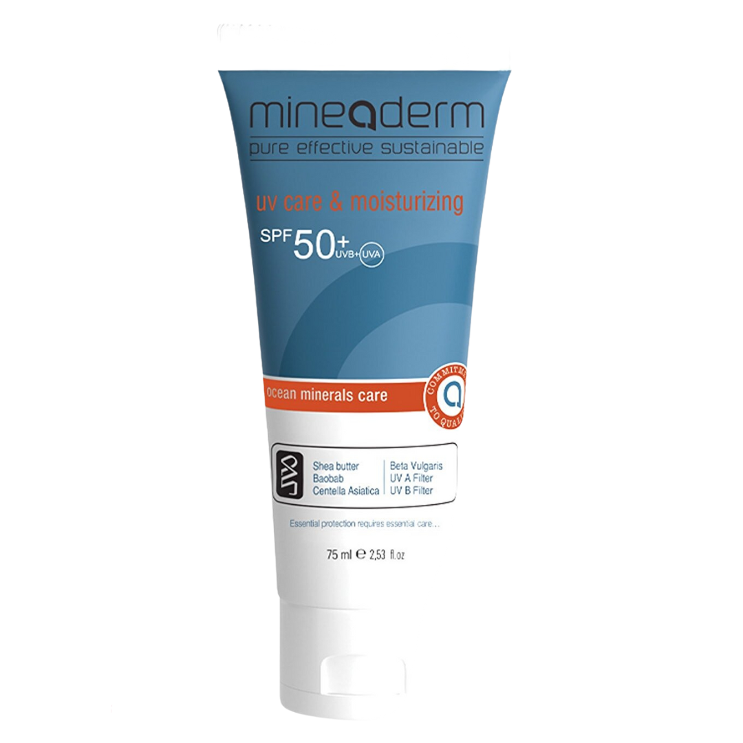 Mineaderm UV Care & Moisturizing Sunscreen SPF50+ 75ml - Broad Spectrum Protection and Hydration