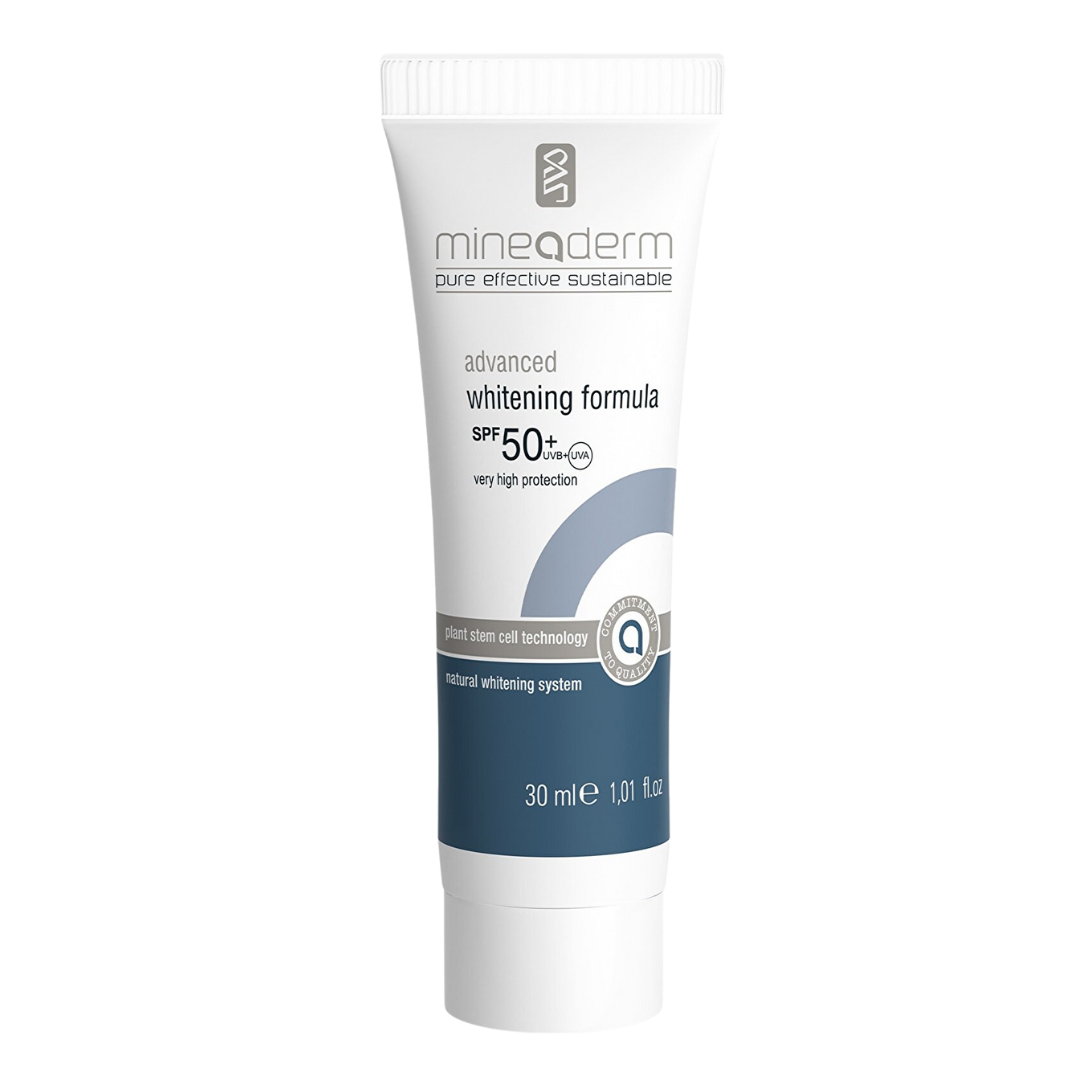 Mineaderm Advanced Whitening Formula SPF50 Sunscreen 30ml - Brightening Face Cream