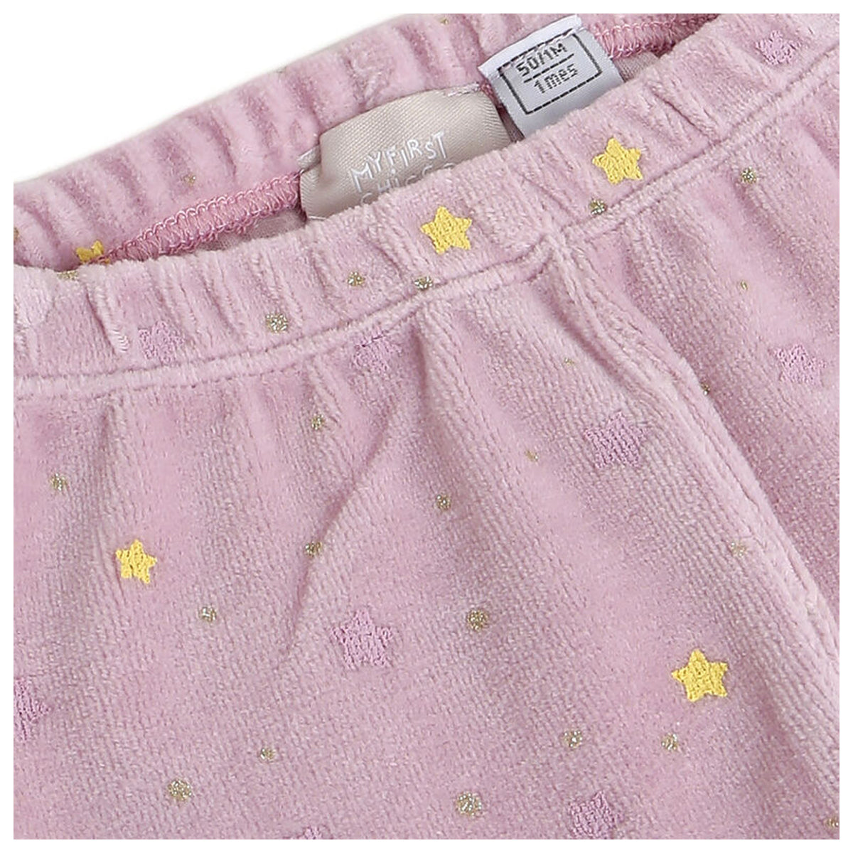 Chicco Girls Light Lilac Applique Smock with Legging