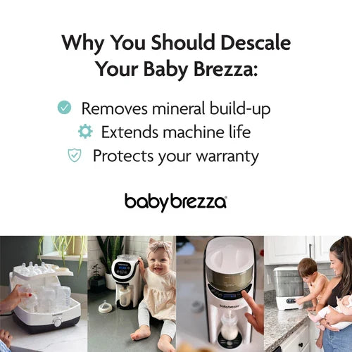 Baby Brezza - Universal Descaling Tablets | Descaler for Formula Makers, Sterilizers & Warmers | 24 Tablets