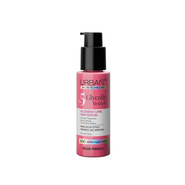 Urban Care Glycolic & Retinol Glossing Hair Serum for Radiant Shine - 100ML
