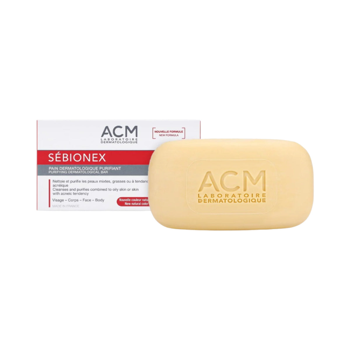 ACM Sebionex Zinc PCA Sebo Regul Acne Purifying Dermatological Bar 100g Health Boutique