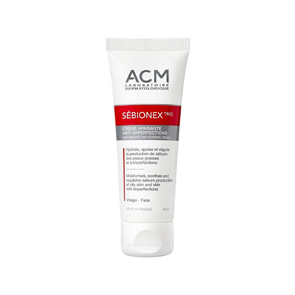 ACM Sebionex Salicylic Acid AHA Niacinamide Anti Acne Soothing Cream 40ml Health Boutique