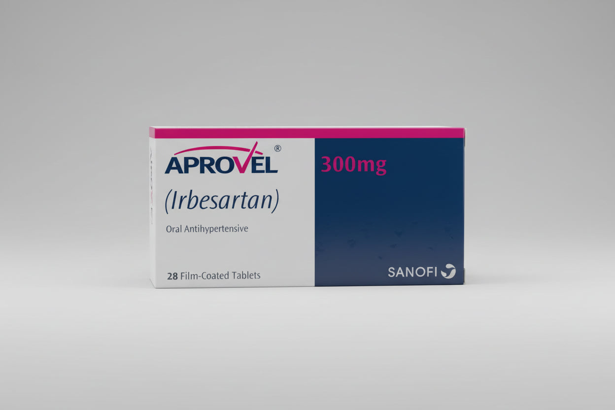 Aprovel 300 mg irbesartan blood pressure tablets 28
