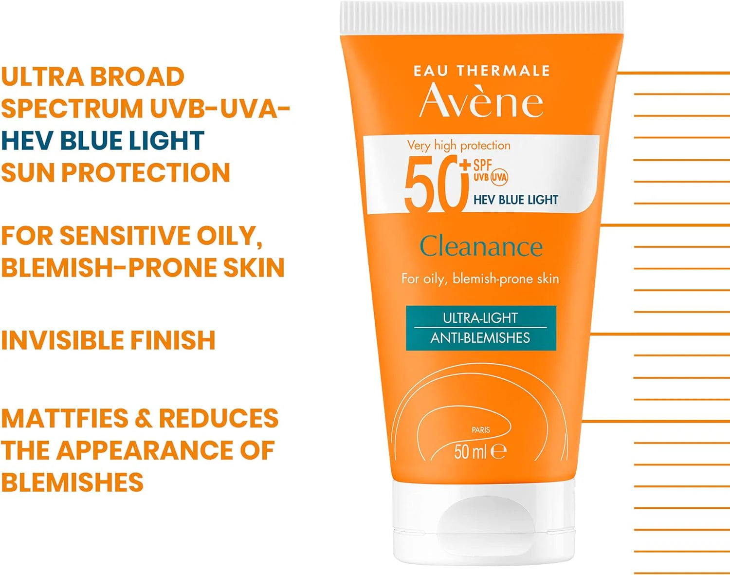 Avene Cleanance Sunblock SPF 50 Plus TriAsorB Monolaurin Zinc Gluconate Oil Control Sunscreen Health Boutique