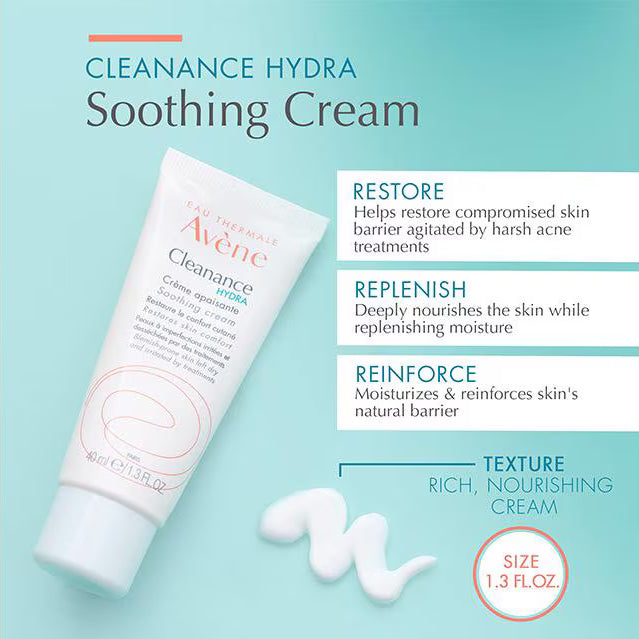 Avene Cold Cream Mineral Oil White Beeswax 40ml Nourishing Moisturizing Cream Health Boutique