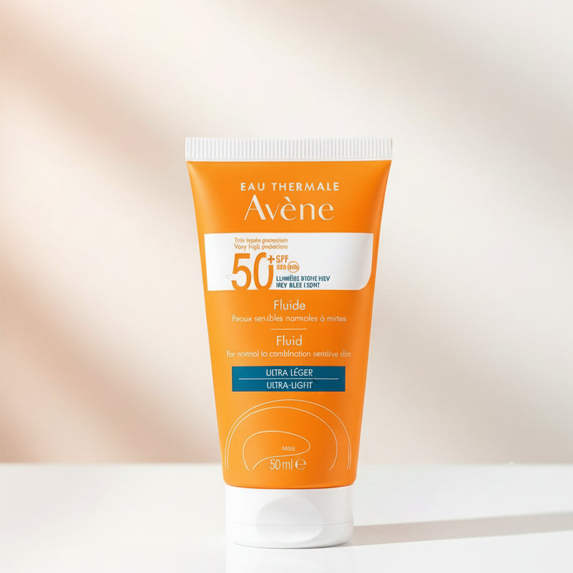Avene Sunblock Fluid SPF 50 Plus TriAsorB Tinosorb S 50ml Face Sunscreen Health Boutique