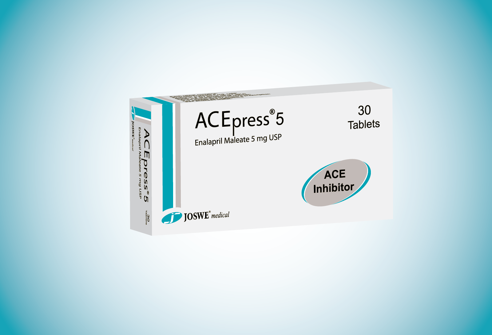 Ace Press 5 mg 30 tablets enalapril blood pressure medication