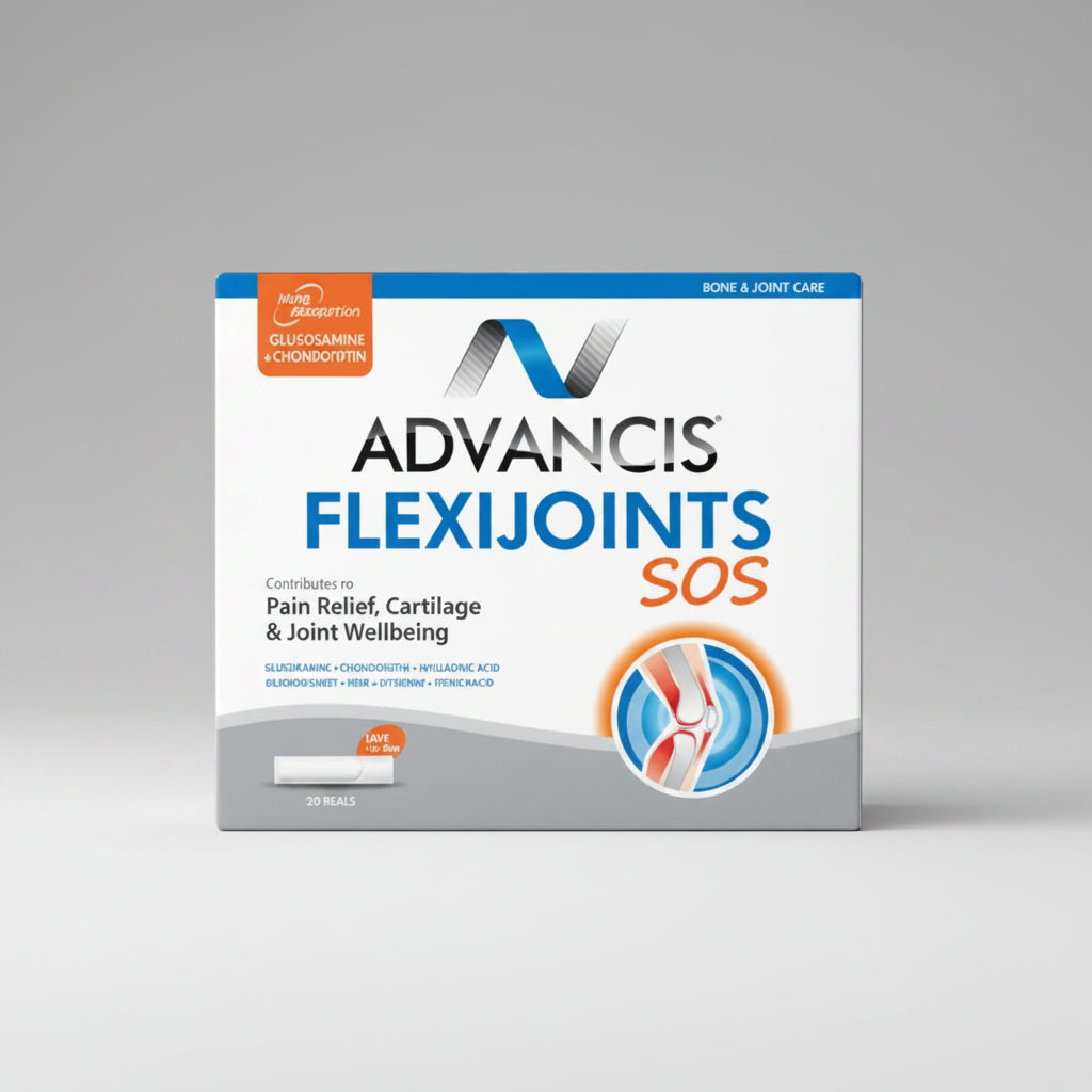Advancis Flexijoints SOS joint support mobility cartilage flexibility vials 30 Health Boutique