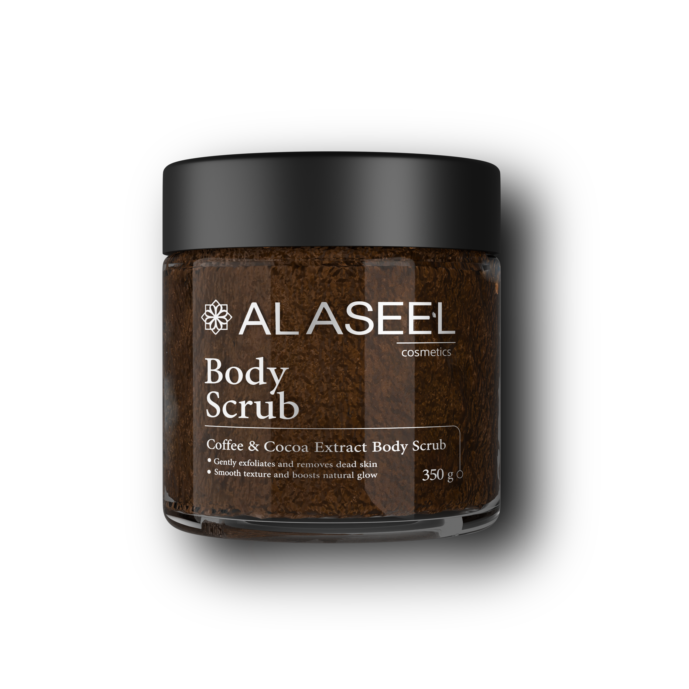 Alaseel natural exfoliating body scrub coffee granules smooth skin treatment Health Boutique