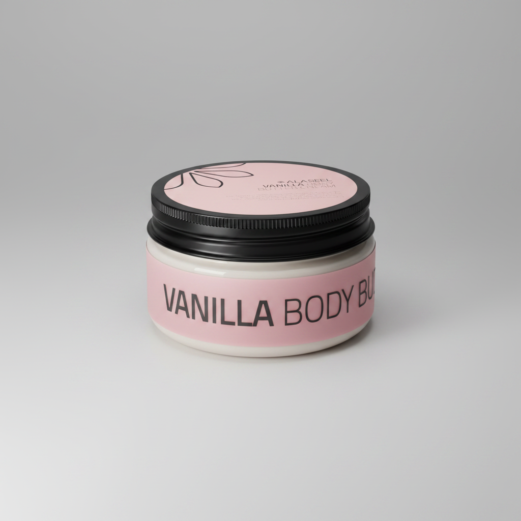 Alaseel vanilla shea cocoa body moisturizer rich hydration dry skin care Health Boutique