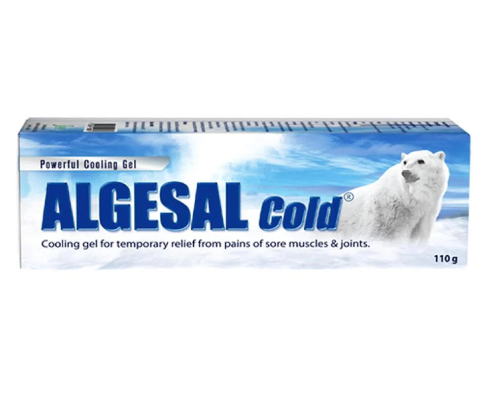 Algesal cold gel 110 g cooling topical gel muscle joint pain relief