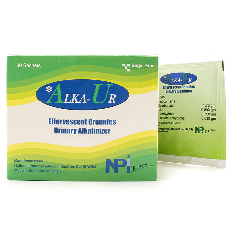 Alka-Ur 4 g effervescent urinary alkalizer granule sachets pack of 10 Health Boutique