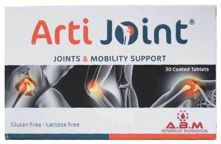 Arti Joint tablets collagen type II MSM chondroitin boswellia turmeric hyaluronic acid joint support mobility supplement Health Boutique