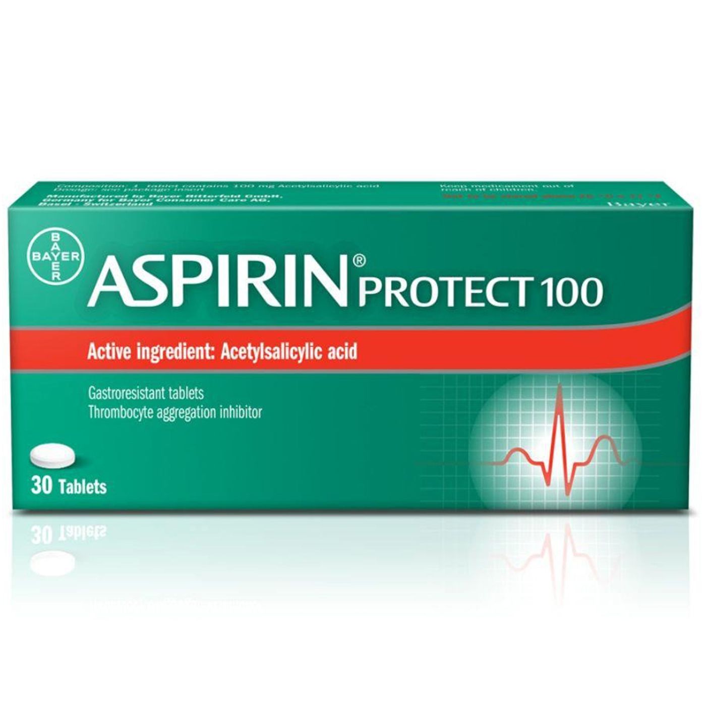 Aspirin Protect 100 mg enteric coated tablets low dose antiplatelet therapy