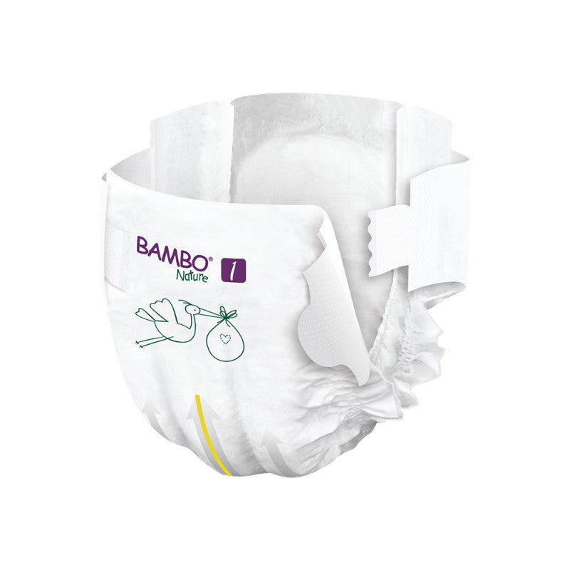 Bambo (Size 4 Large, 7-14 Kg, 48 Nature Diapers)