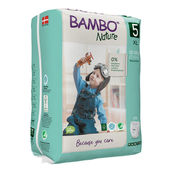 Bambo (Size 5 ,12-18 Kg, 19 Nature Pants)