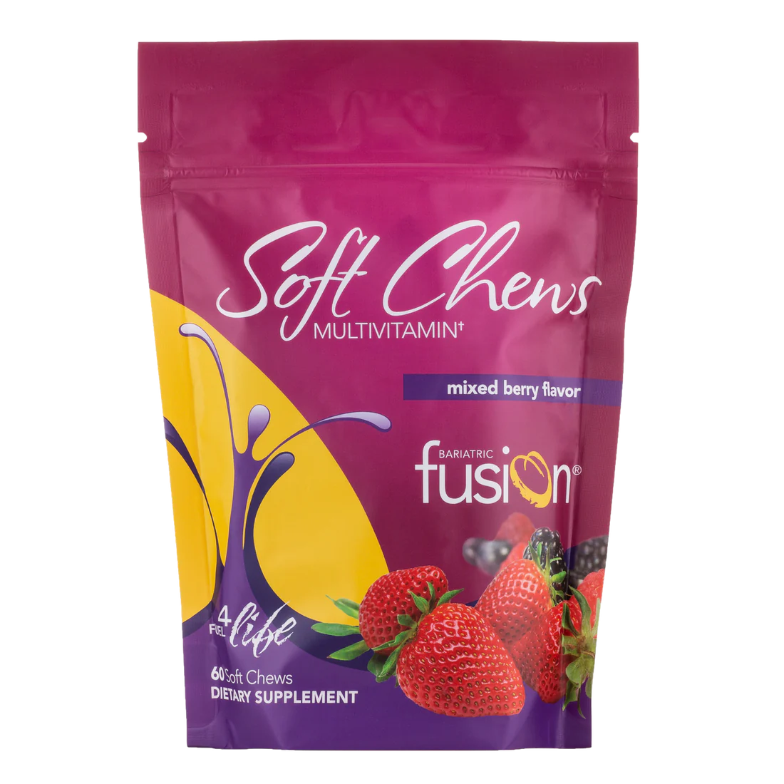 BARIATRIC FUSION Mixed Berry Bariatric Multivitamin Soft Chew