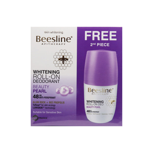 Beesline Whitening Roll-on Deodorant Beauty Pearl - Duo Pack (Buy 1 Get 1 Free)