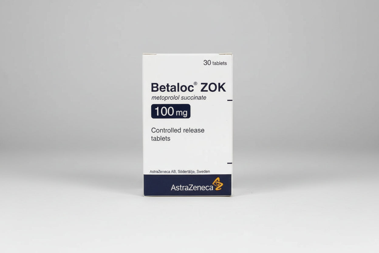 BETALOC ZOK® 100 MG (30 Tablets) – Extended-Release For Blood Pressure