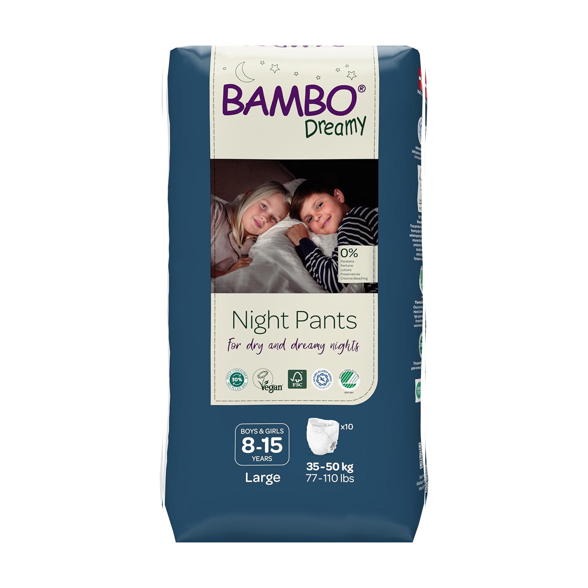 Bambo Dreamy Night Pants For Boys and Girls 10 Pants
