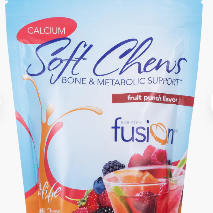 Bariatric Fusion Fruit Punch Calcium Citrate 60 Soft Chews