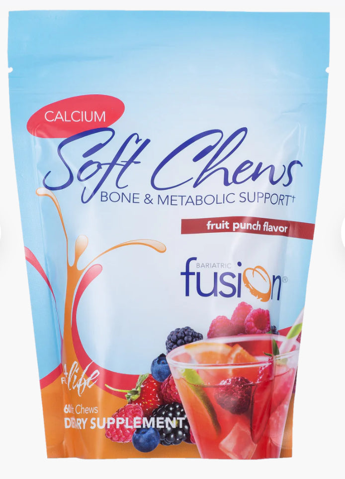Bariatric Fusion Fruit Punch Calcium Citrate 60 Soft Chews