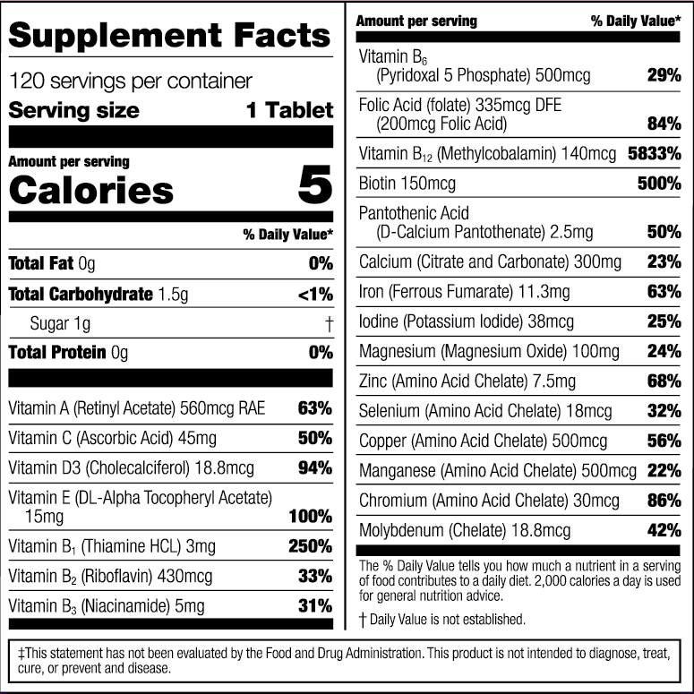 Bariatric Fusion Orange Cream Multivitamin 120Chews