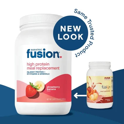 Bariatric Fusion Strawberry Banana High Protein Meal Replacement 881 Gm 4- the health boutique