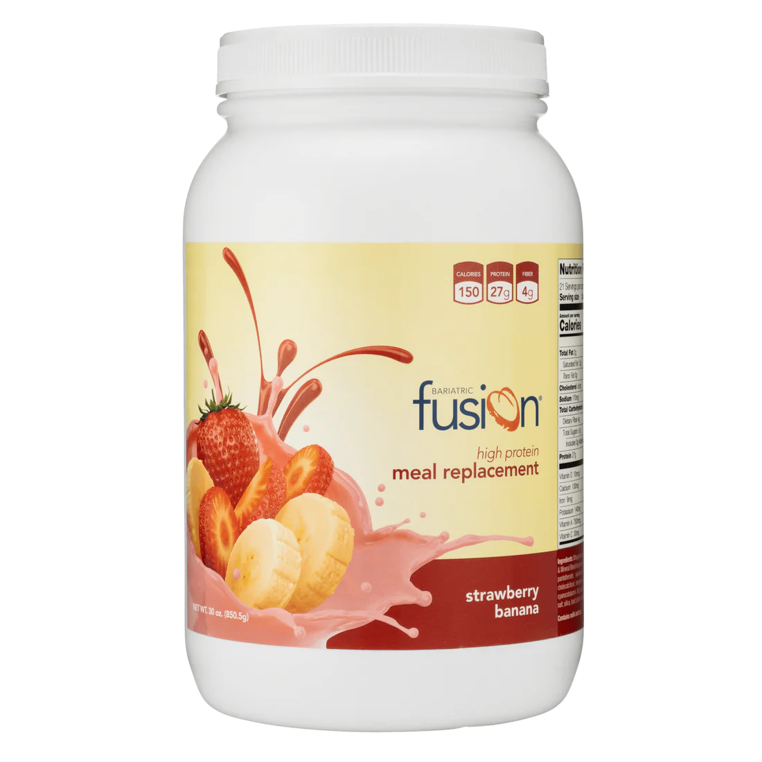 Bariatric Fusion Strawberry Banana High Protein Meal Replacement