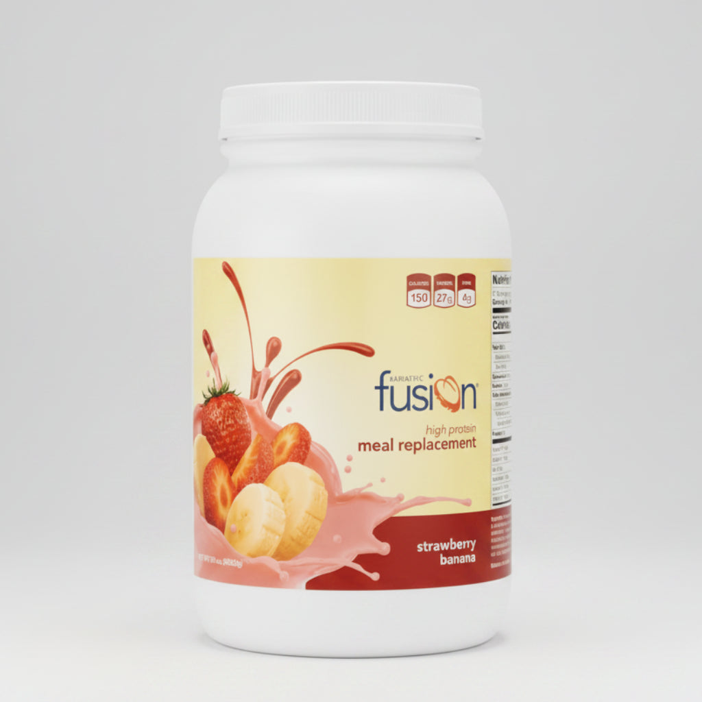 Bariatric Fusion Strawberry Banana High Protein Meal Replacement 881 g with 27 g protein Health Boutique