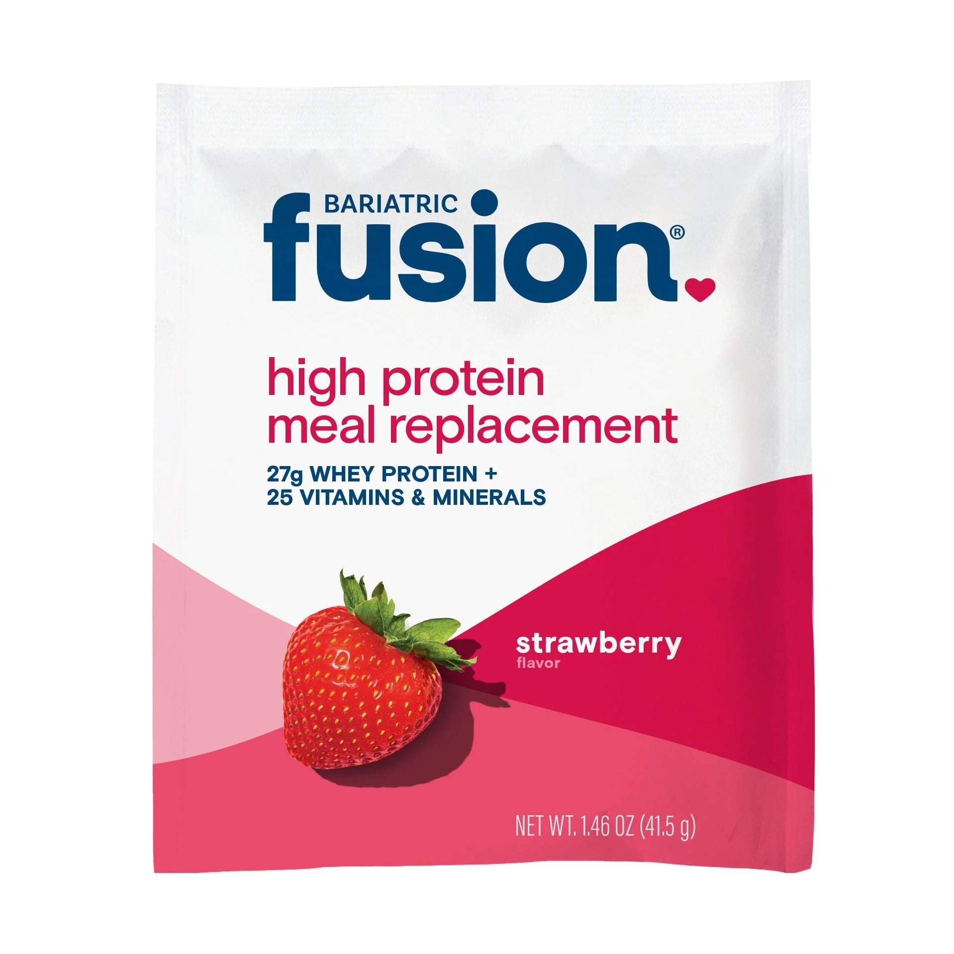 Bariatric Fusion Strawberry High Protein Meal Replacement 41.5Gm 1 - The Health boutique