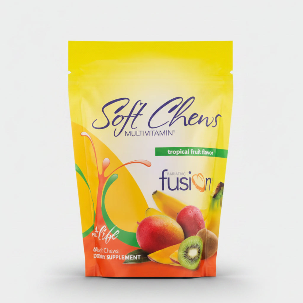 Bariatric Fusion Tropical Fruit Bariatric Multivitamin Soft Chews daily nutrition 60 soft chews Health Boutique