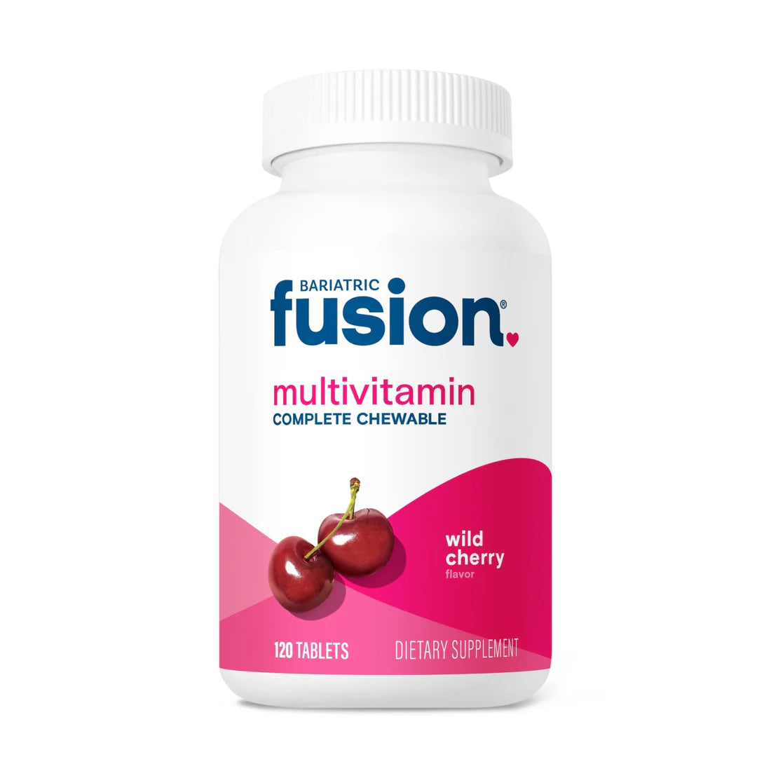 Bariatric Fusion Wild Cherry Complete Chewable Multivitamin 120 tablets bariatric nutritional support Health Boutique
