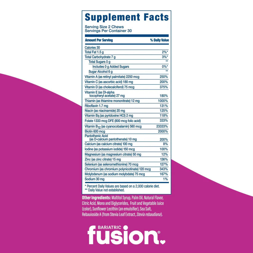 Bariatric Fusion mixed-berry-bariatric-multivitamin-soft-chew-699741- health boutique