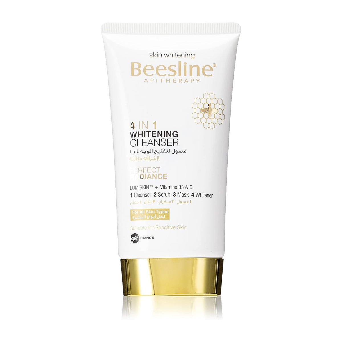 Beesline 4 in 1 whitening cleanser facial wash and scrub brightening skincare Health Boutique