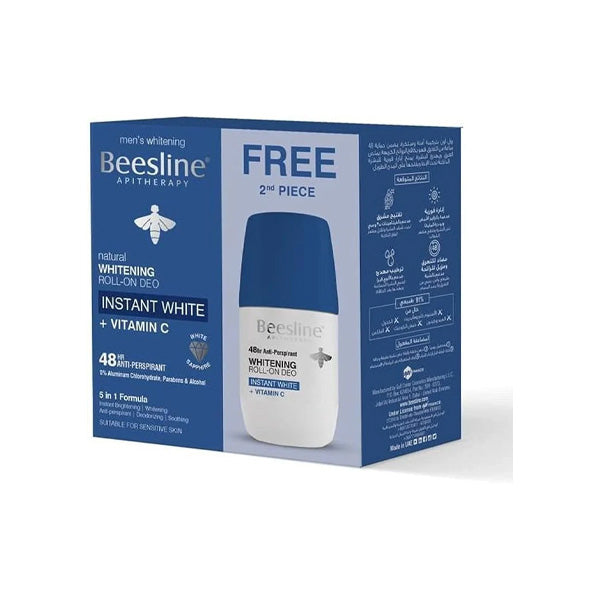 Beesline whitening roll on deodorant with vitamin C instant white duo pack Health Boutique