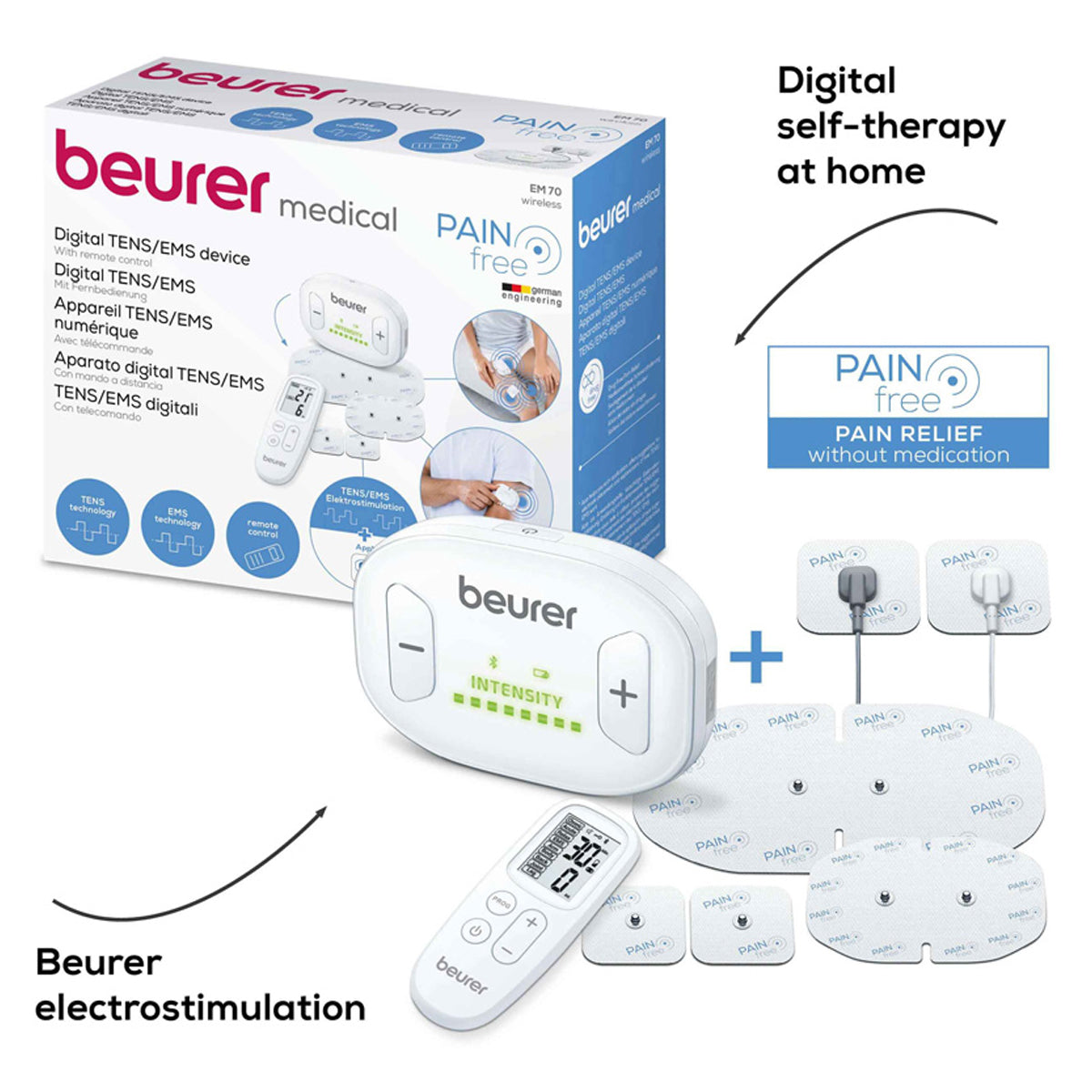 Beurer Wireless TENS/EMS- EM 70