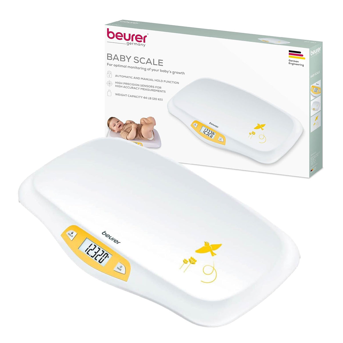 Beurer BY 80 digital baby scale for accurate infant weight measurement HEALTH BOUTIQUR JORDAN